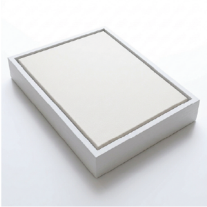 Stretched and Mounted Canvas with white frame